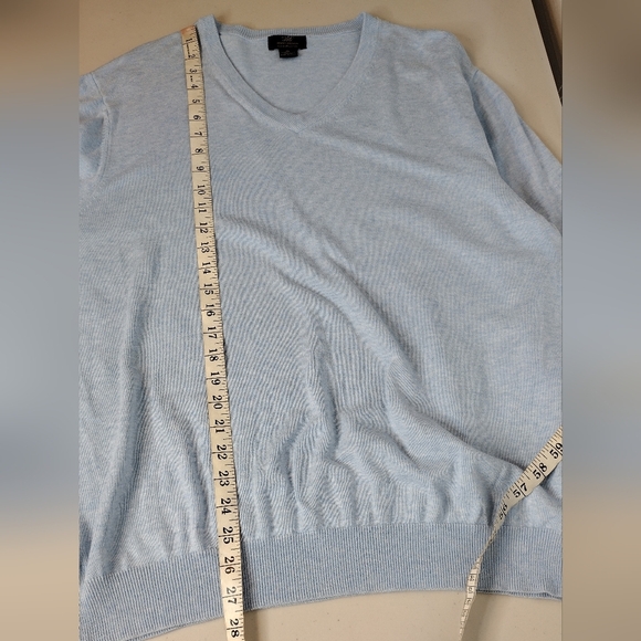 Brooks Brothers 346 Supima Cotton Knit Pullover Long Sleeve V Neck Sweater - Picture 10 of 13